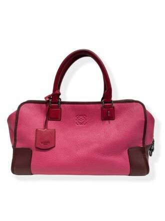 Loewe Pink Amazona Leather Handbag