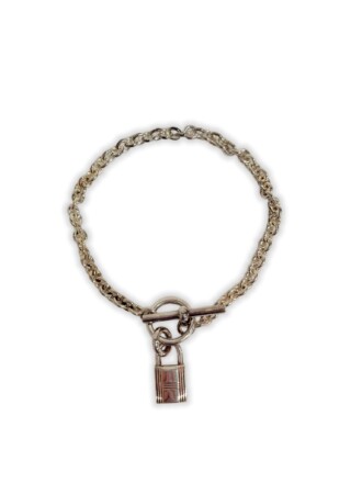 Hermès Silver Cadenas Bracelet