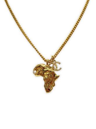 Chanel Gold Plated CC 23A Necklace