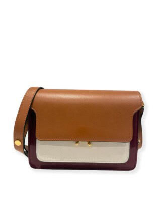 Marni Multicolor Trunk Leather Handbag Medium