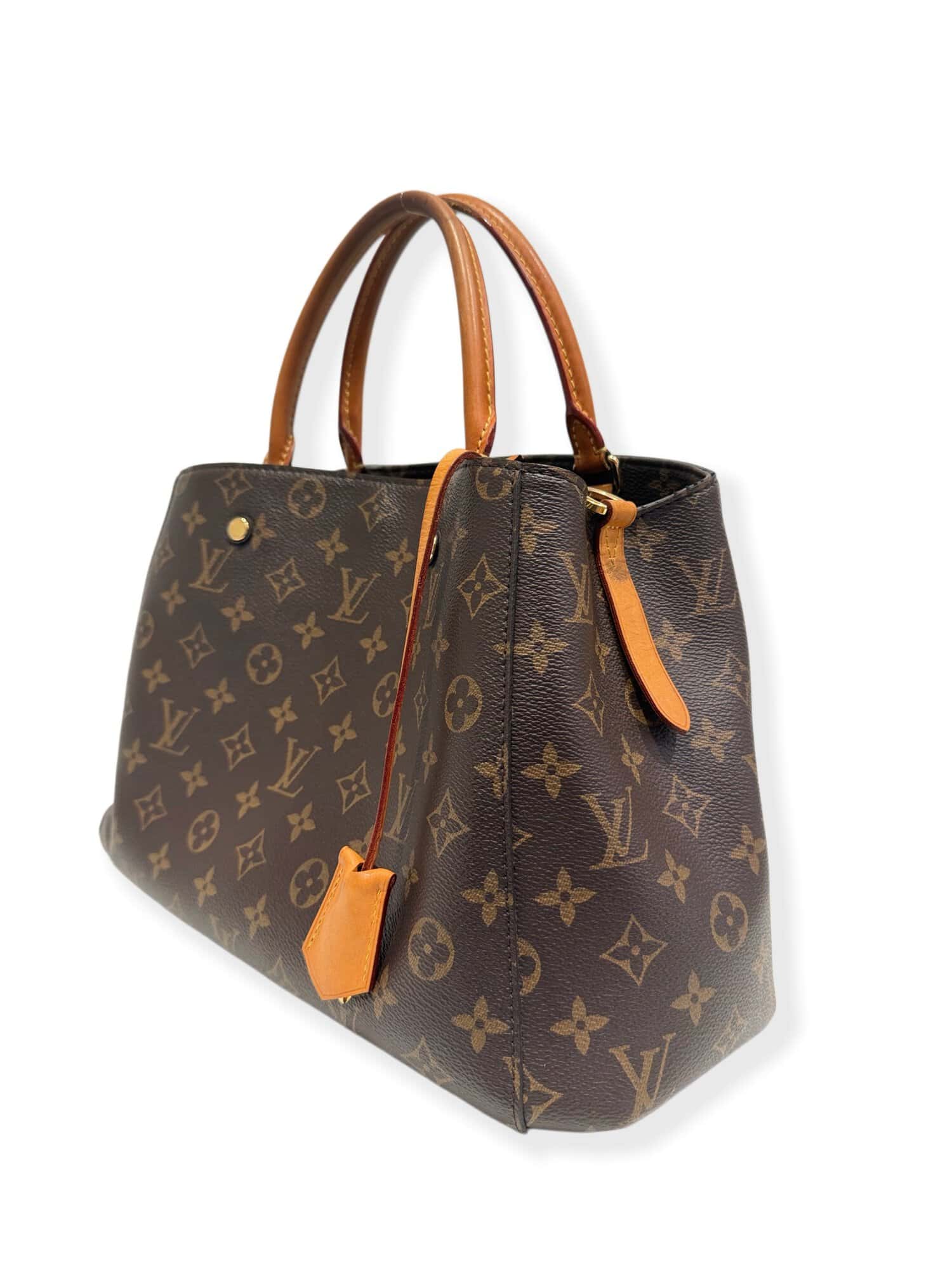 Louis Vuitton Brown Montaigne Monogram Canvas Handbag - Image 2