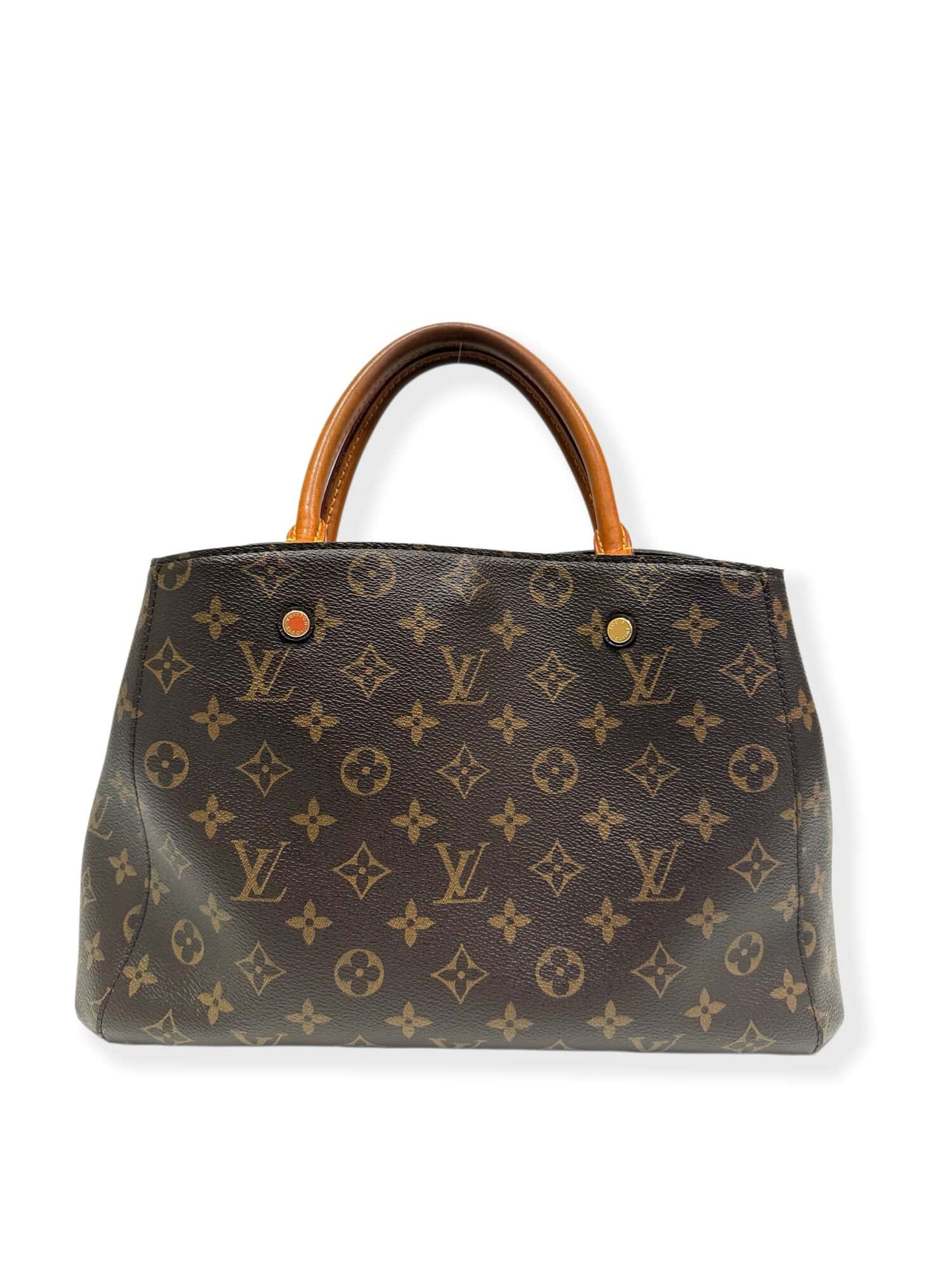 Louis Vuitton Brown Montaigne Monogram Canvas Handbag - Image 3