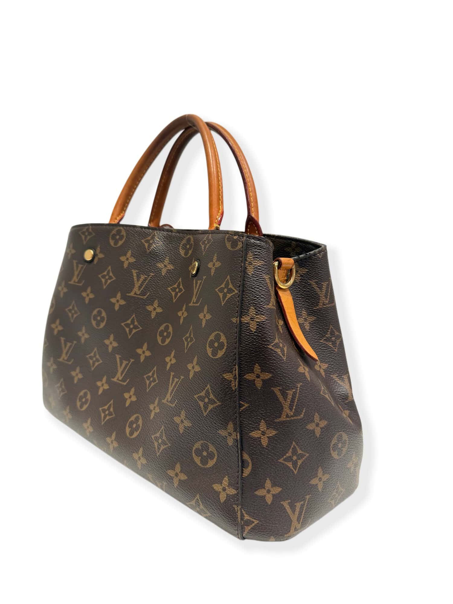 Louis Vuitton Brown Montaigne Monogram Canvas Handbag - Image 4