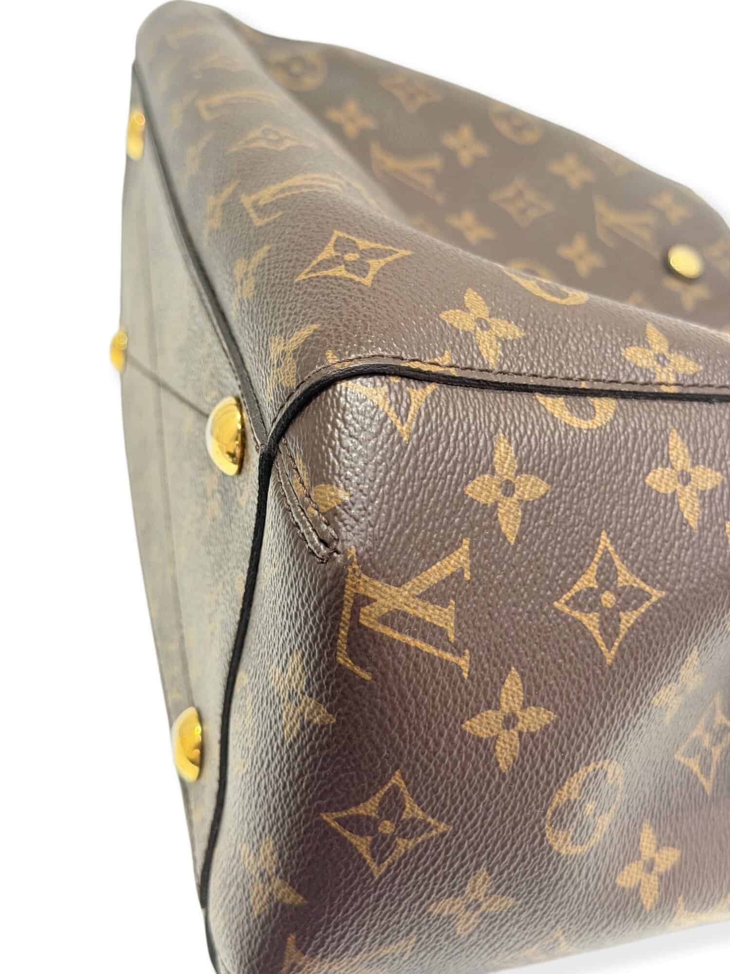 Louis Vuitton Brown Montaigne Monogram Canvas Handbag - Image 9
