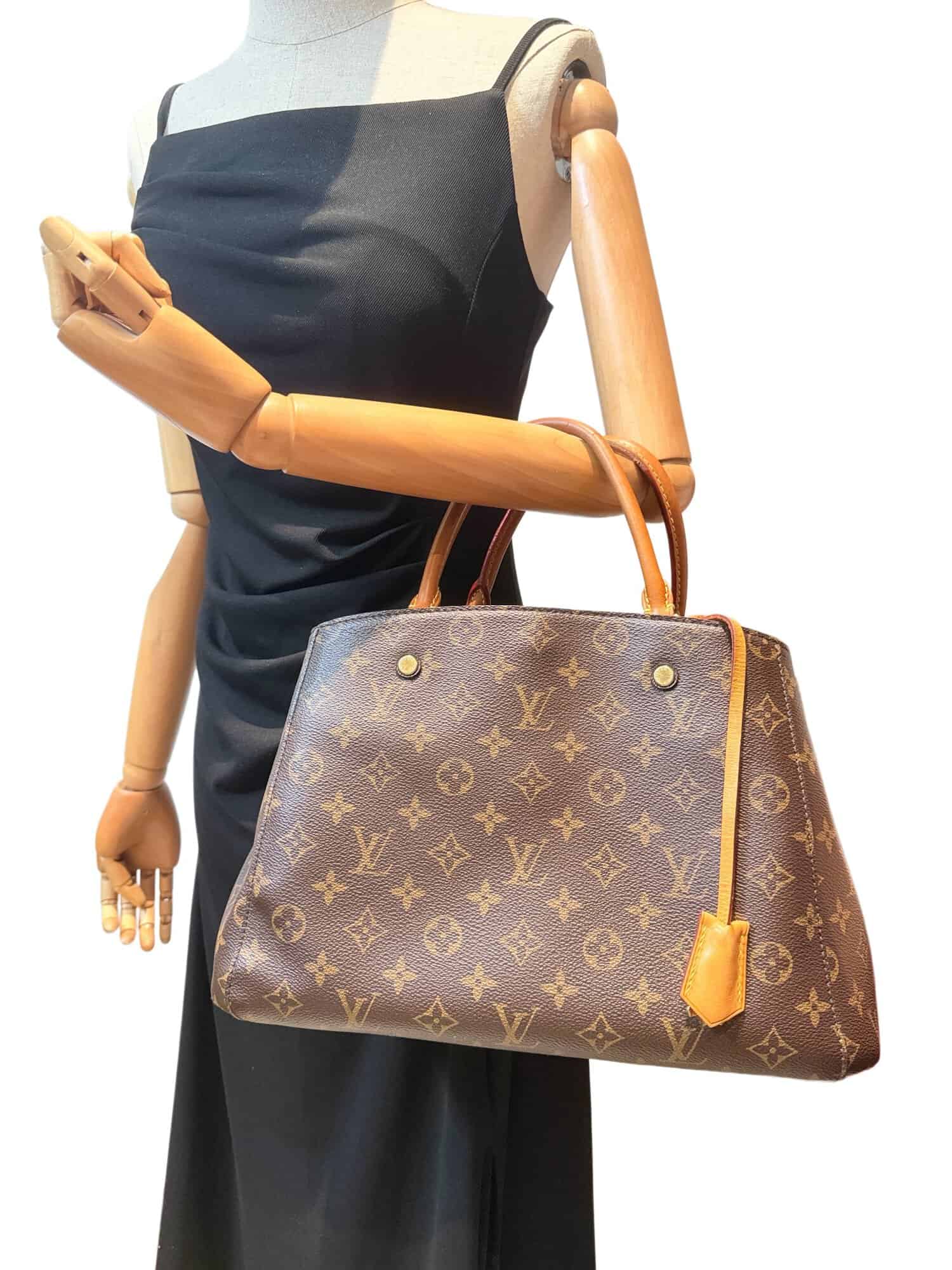 Louis Vuitton Brown Montaigne Monogram Canvas Handbag - Image 15