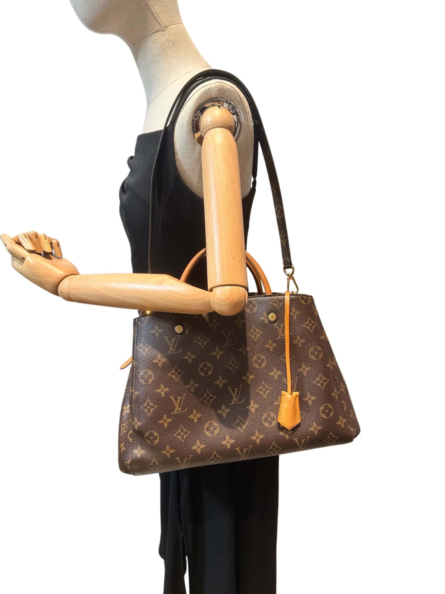 Louis Vuitton Brown Montaigne Monogram Canvas Handbag - Image 16