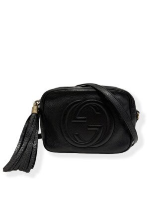 Gucci Black Soho Disco Leather Camera Bag