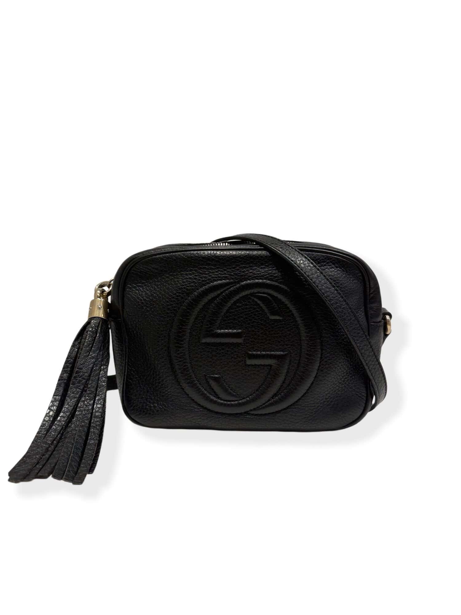 Gucci Black Soho Disco Leather Camera Bag