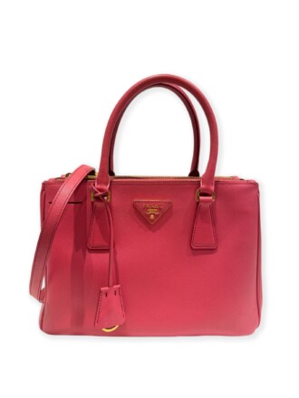 Prada Pink Galleria Saffiano Leather Handbag