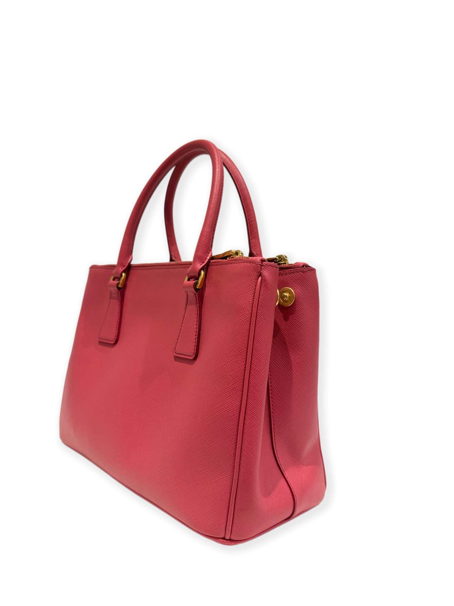 Prada Pink Galleria Saffiano Leather Handbag - Image 4