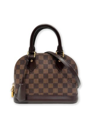 Louis Vuitton Brown Alma BB Damier Canvas Handbag