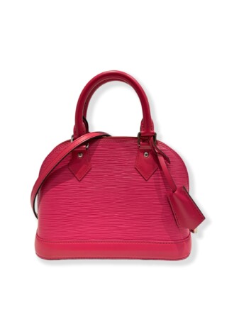 Louis Vuitton Pink Alma BB Epi Leather Handbag