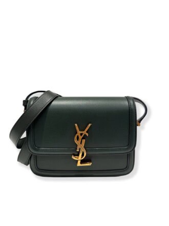 Saint Laurent Green Solferino Leather Handbag
