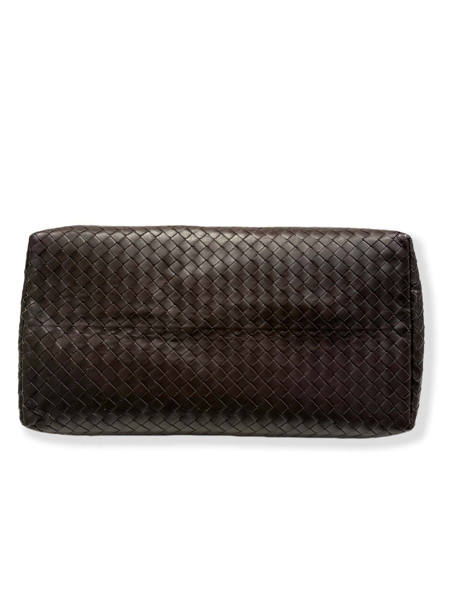 Bottega Veneta Brown Roma Leather Handbag Large Size - Image 6