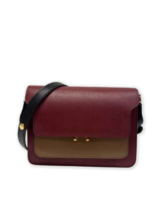 Marni Trunk Multicolor Leather Handbag