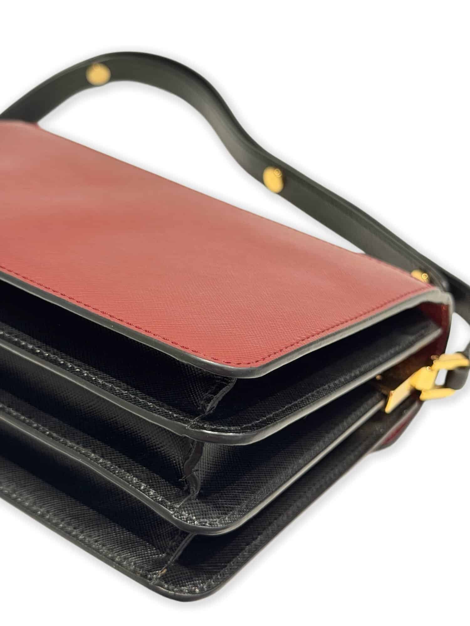 Marni Trunk Multicolor Leather Handbag - Image 10
