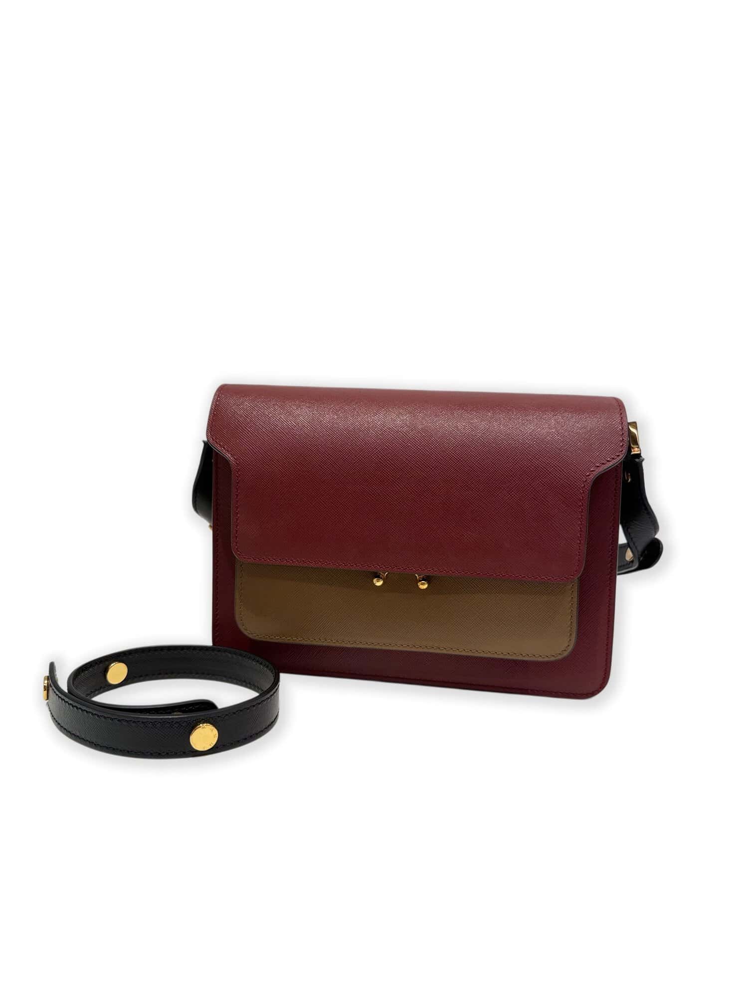 Marni Trunk Multicolor Leather Handbag - Image 11