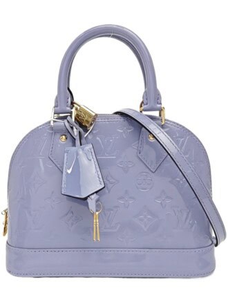 Louis Vuitton Purple Alma BB Leather Handbag