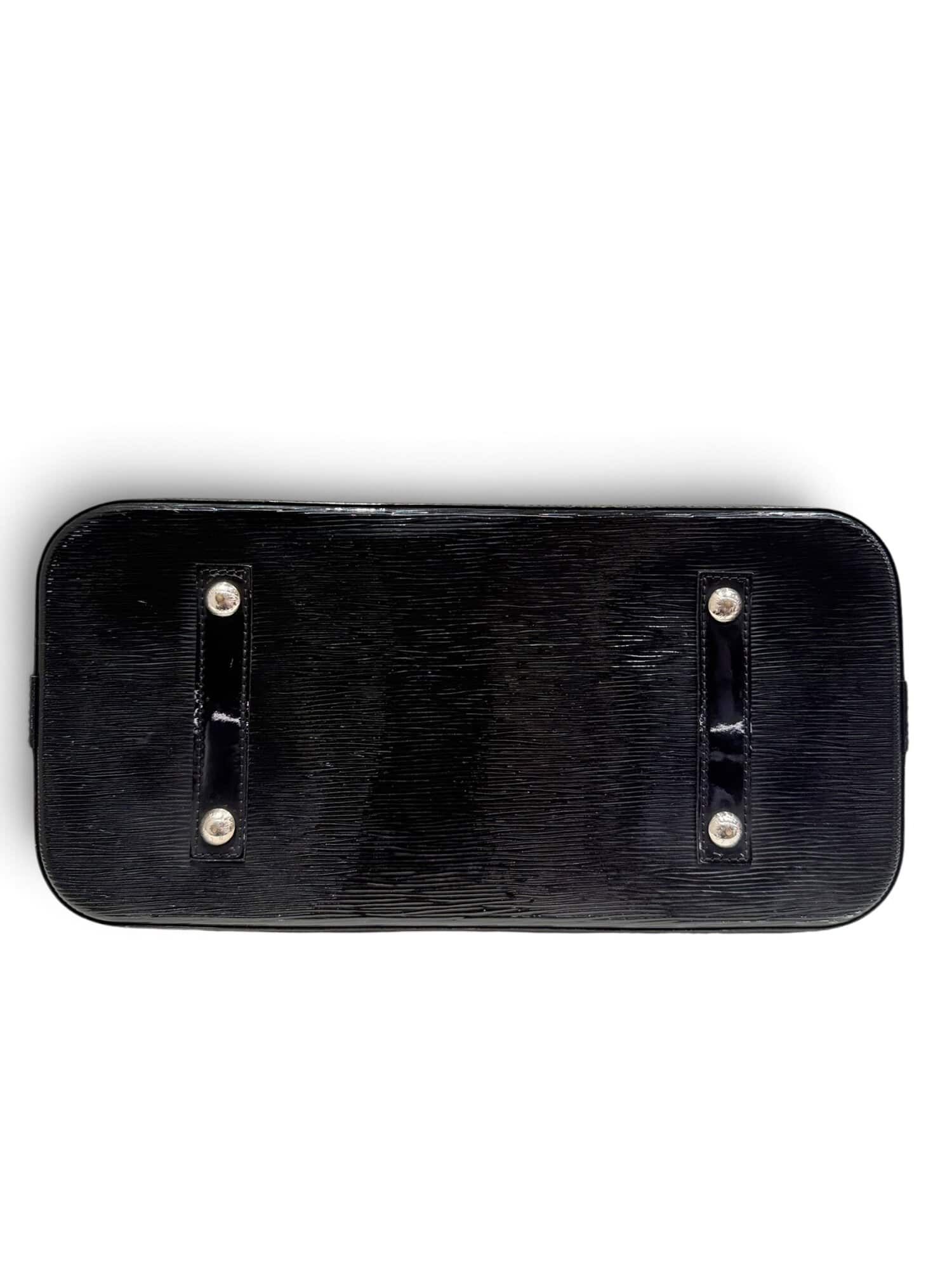 Louis Vuitton Black Alma GM Epi Patent Leather Handbag - Image 10