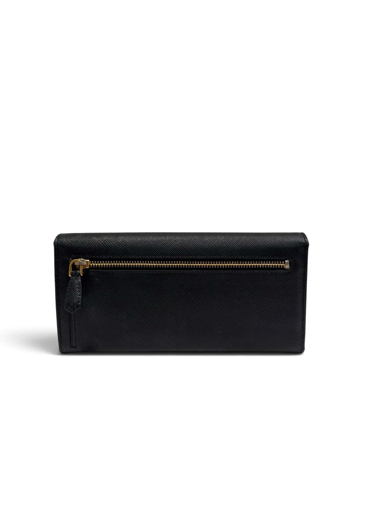 Prada Black Saffiano Leather Wallet - Image 4