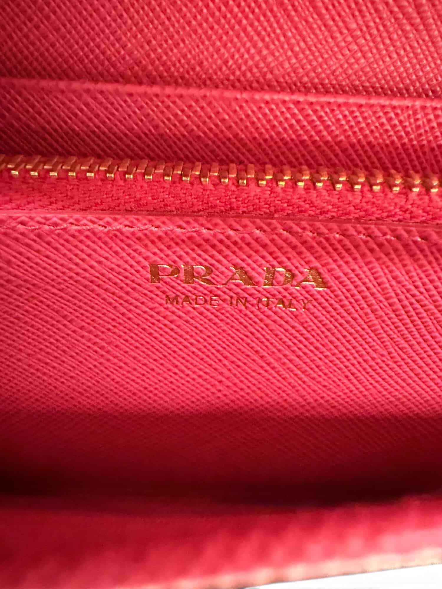 Prada Black Saffiano Leather Wallet - Image 11
