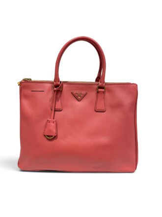 Prada Pink Galleria Saffiano Leather Handbag