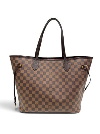 Louis Vuitton Brown Neverfull MM Damier Canvas Tote Bag