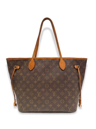 Louis Vuitton Brown Neverfull MM Monogram Canvas Tote Bag