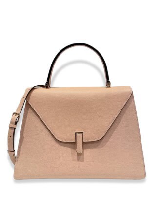 Valextra Beige Iside Leather Bag
