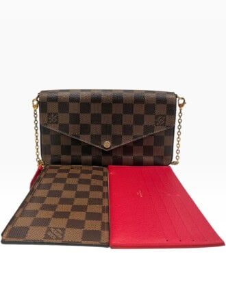 Louis Vuitton Brown Felicie Damier Canvas Bag