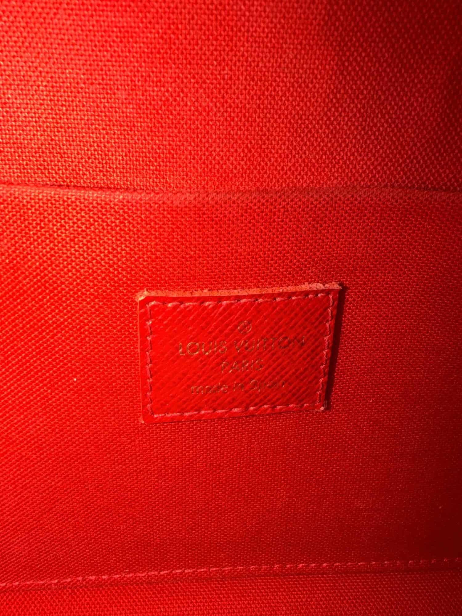 Louis Vuitton Brown Felicie Damier Canvas Bag - Image 15