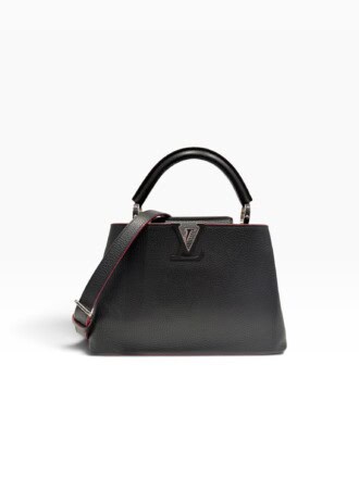 Louis Vuitton Black Capucines BB Leather Handbag