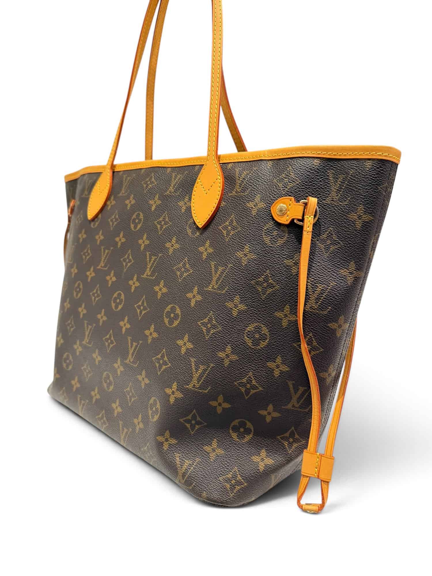 Louis Vuitton Brown Neverfull MM Monogram Canvas Tote Bag - Image 5