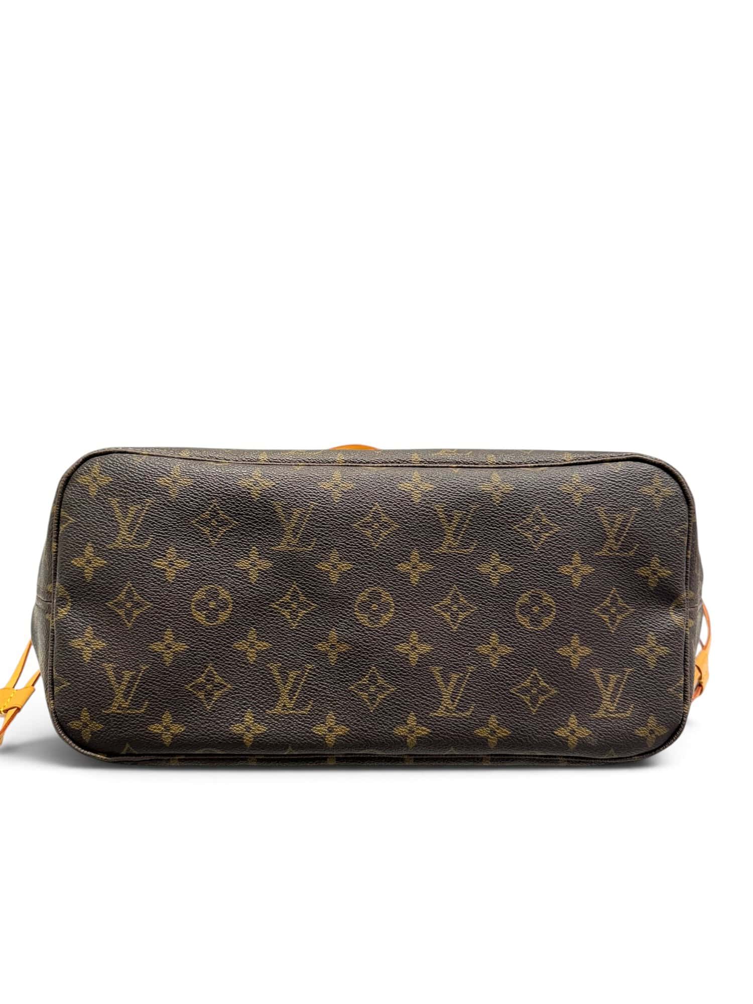 Louis Vuitton Brown Neverfull MM Monogram Canvas Tote Bag - Image 7
