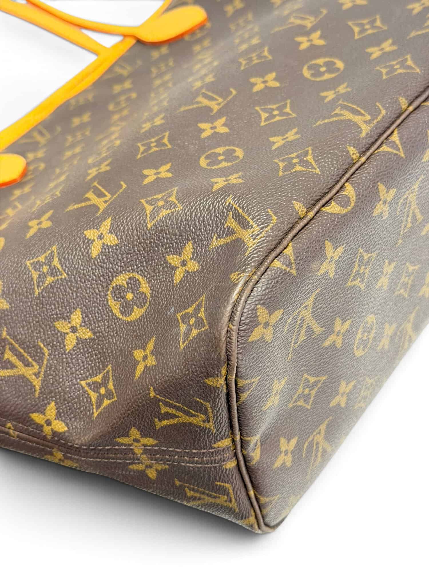 Louis Vuitton Brown Neverfull MM Monogram Canvas Tote Bag - Image 10