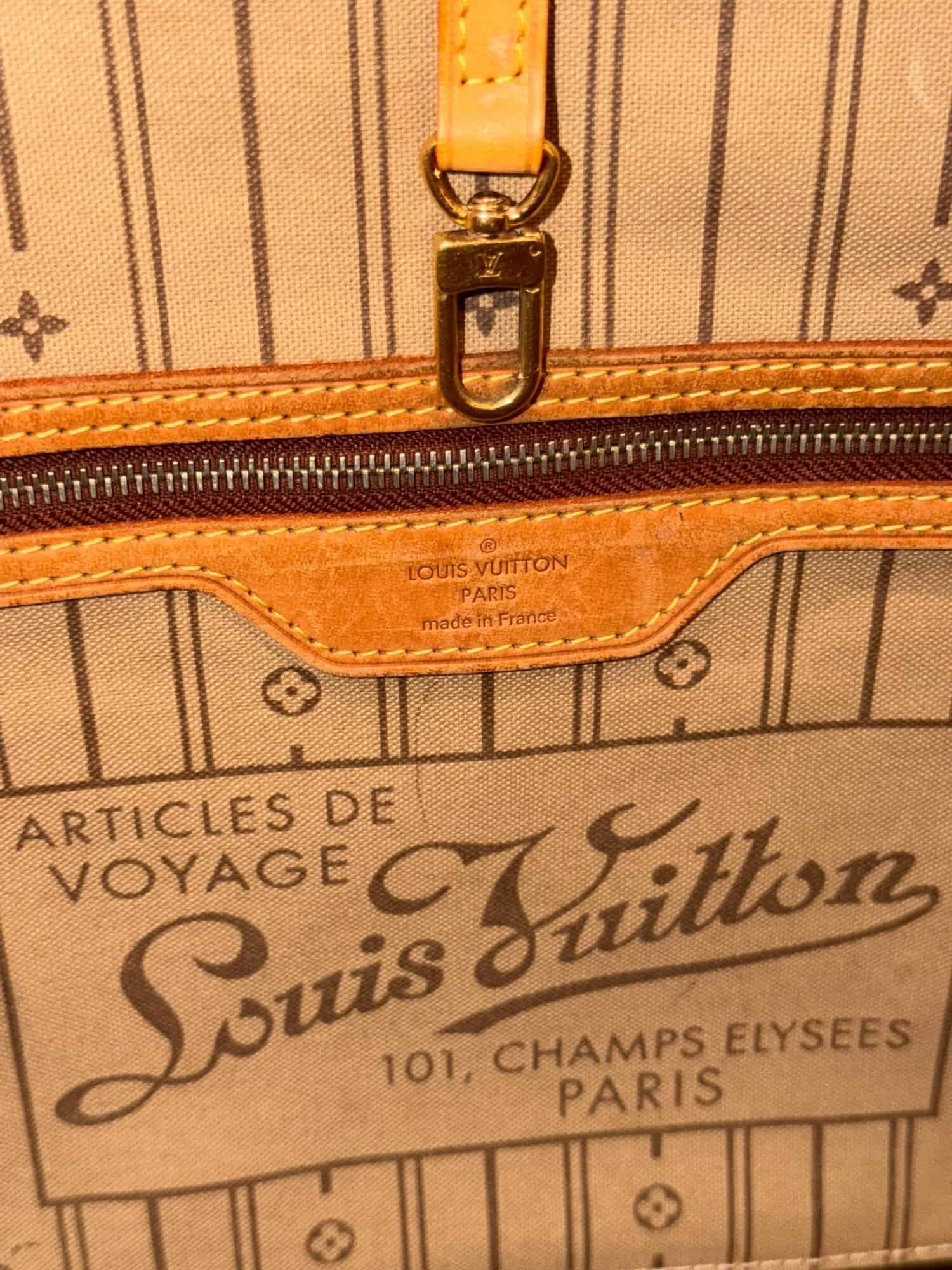 Louis Vuitton Brown Neverfull MM Monogram Canvas Tote Bag - Image 13
