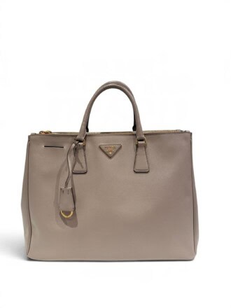 Prada Grey Galleria Saffiano Leather Handbag Extra Large