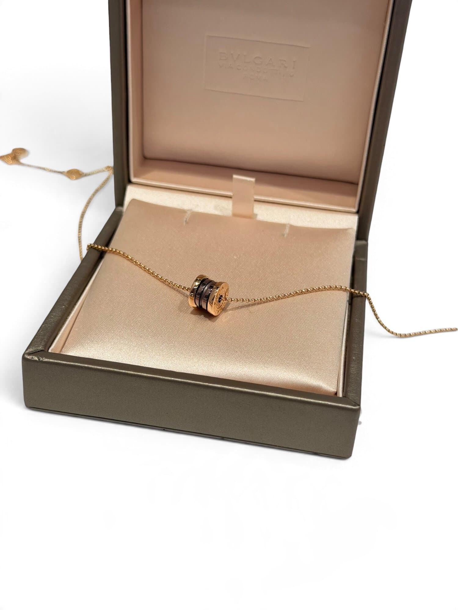 Bvlgari Pink Gold 750 18K B.Zero1 Mini Necklace - Image 4