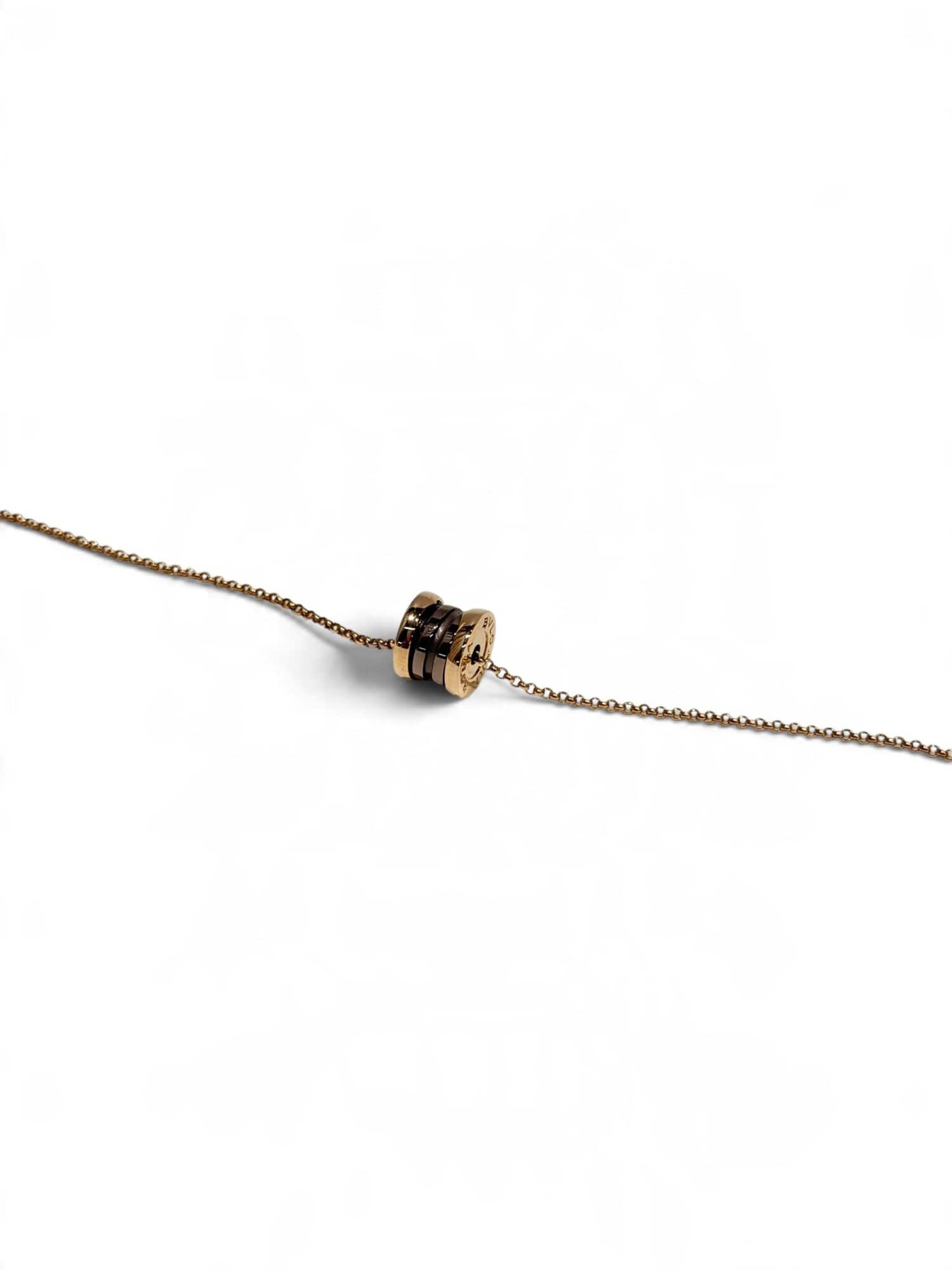 Bvlgari Pink Gold 750 18K B.Zero1 Mini Necklace - Image 5