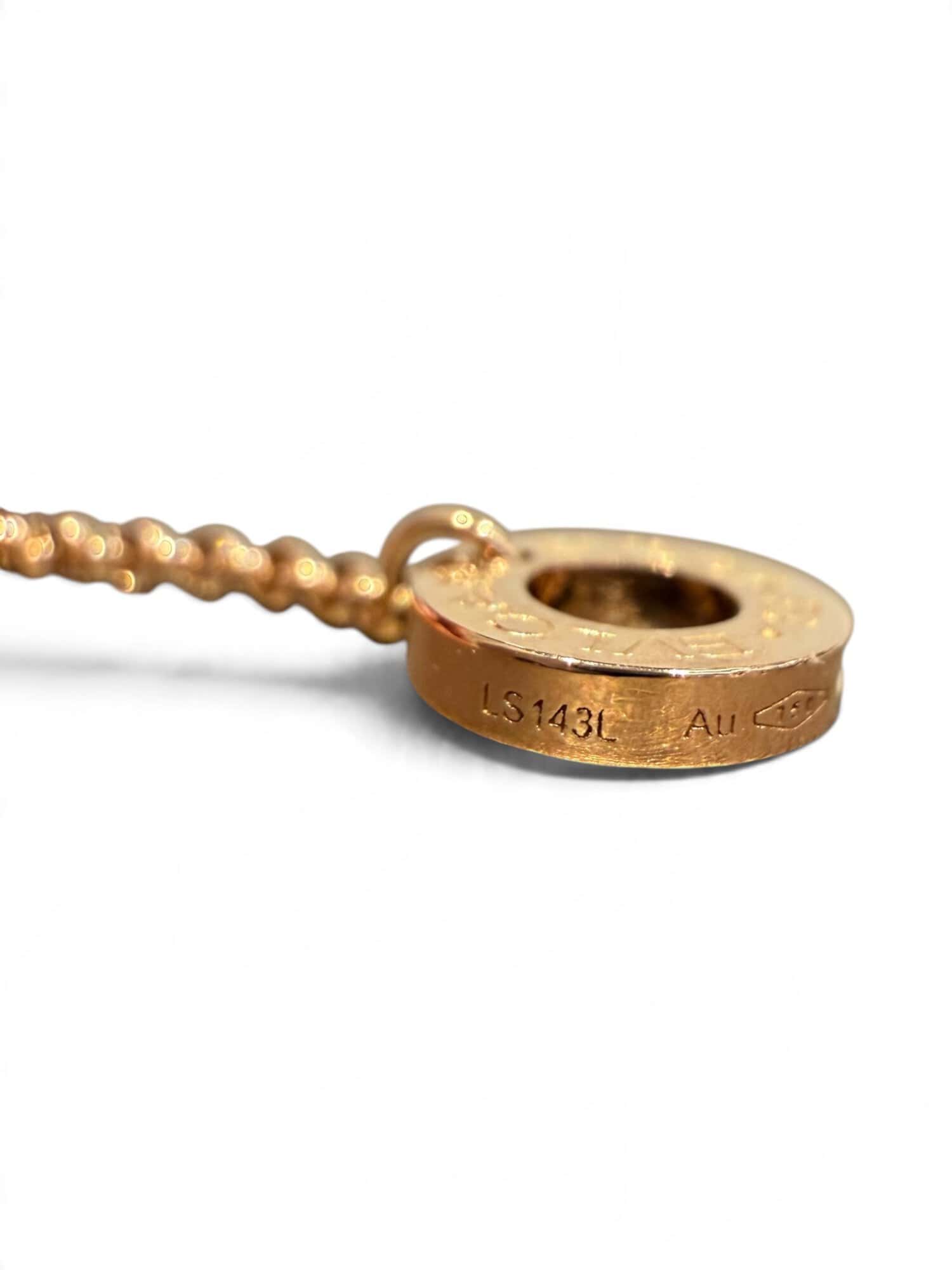 Bvlgari Pink Gold 750 18K B.Zero1 Mini Necklace - Image 7