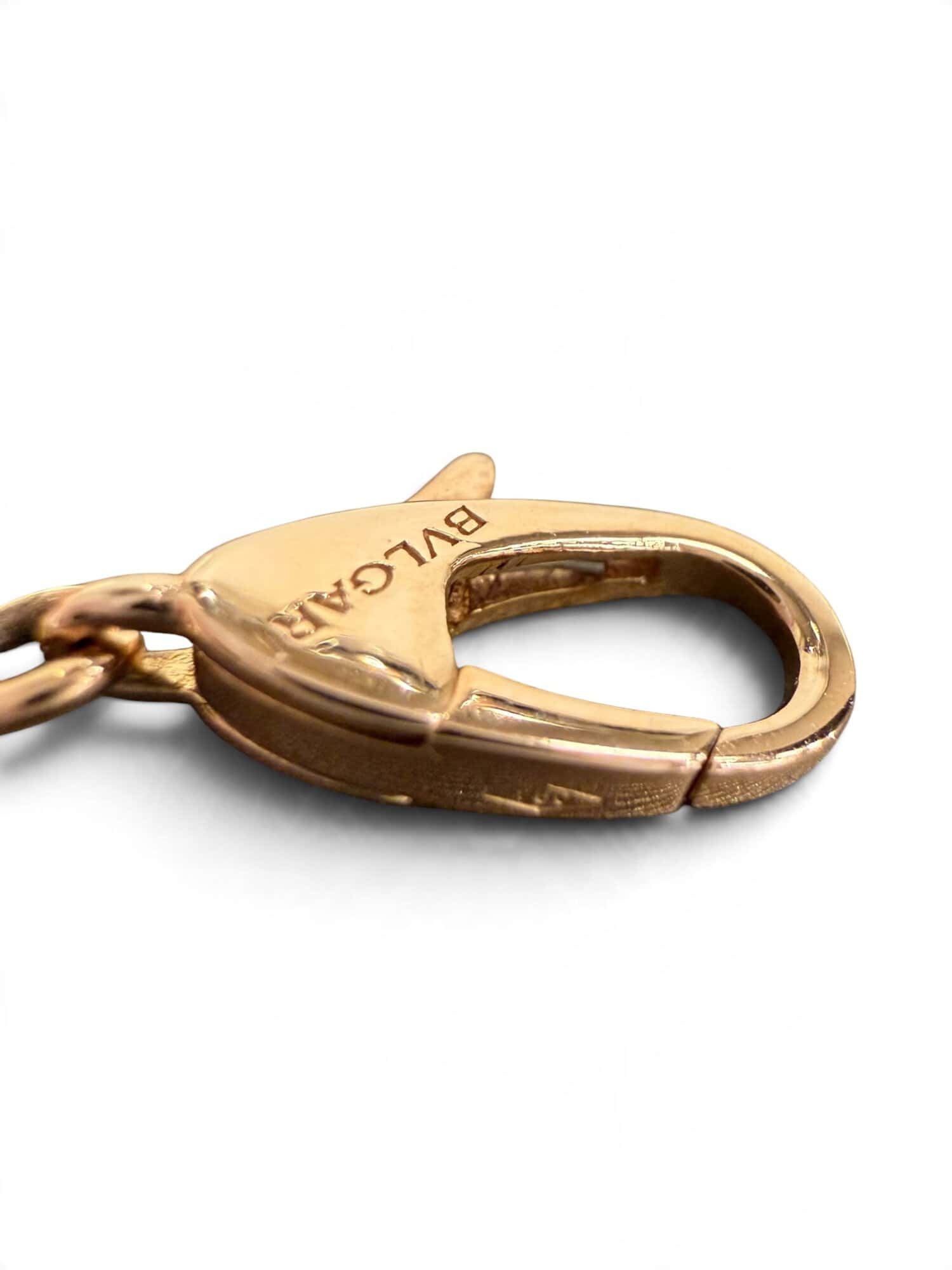 Bvlgari Pink Gold 750 18K B.Zero1 Mini Necklace - Image 10
