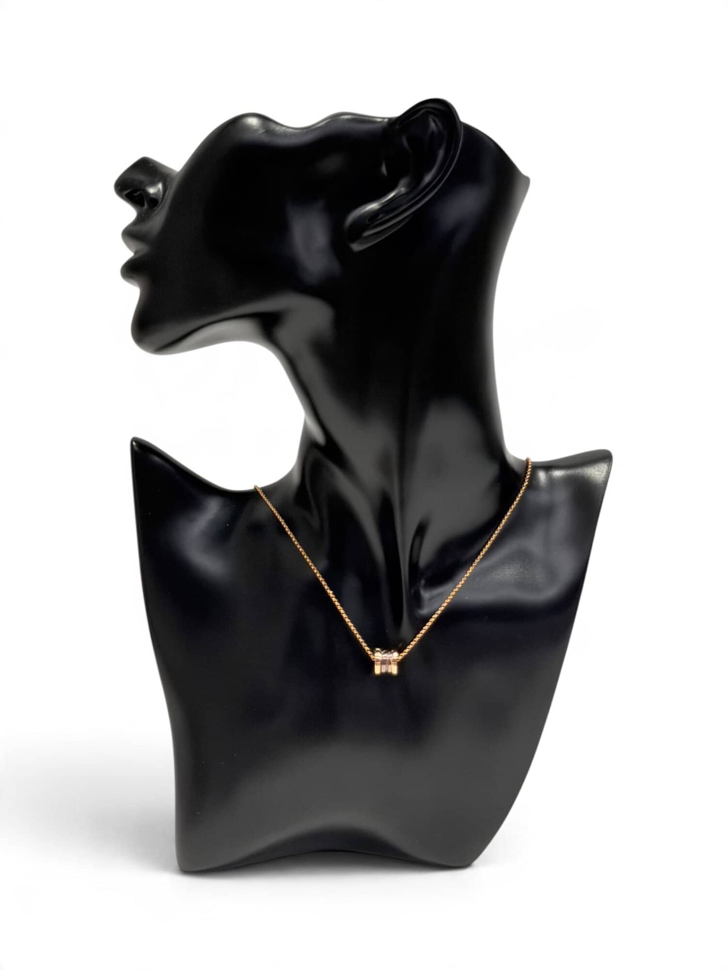 Bvlgari Pink Gold 750 18K B.Zero1 Mini Necklace - Image 2