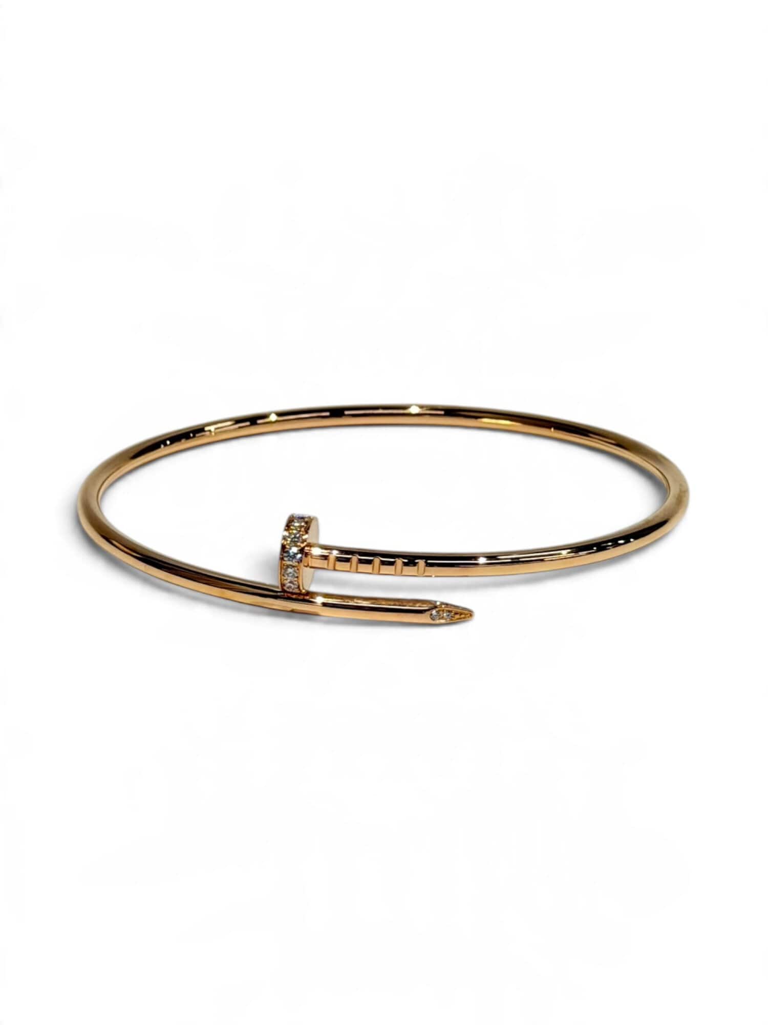 Cartier Pink Gold Diamonds Juste un Clou Bracelet Small Model
