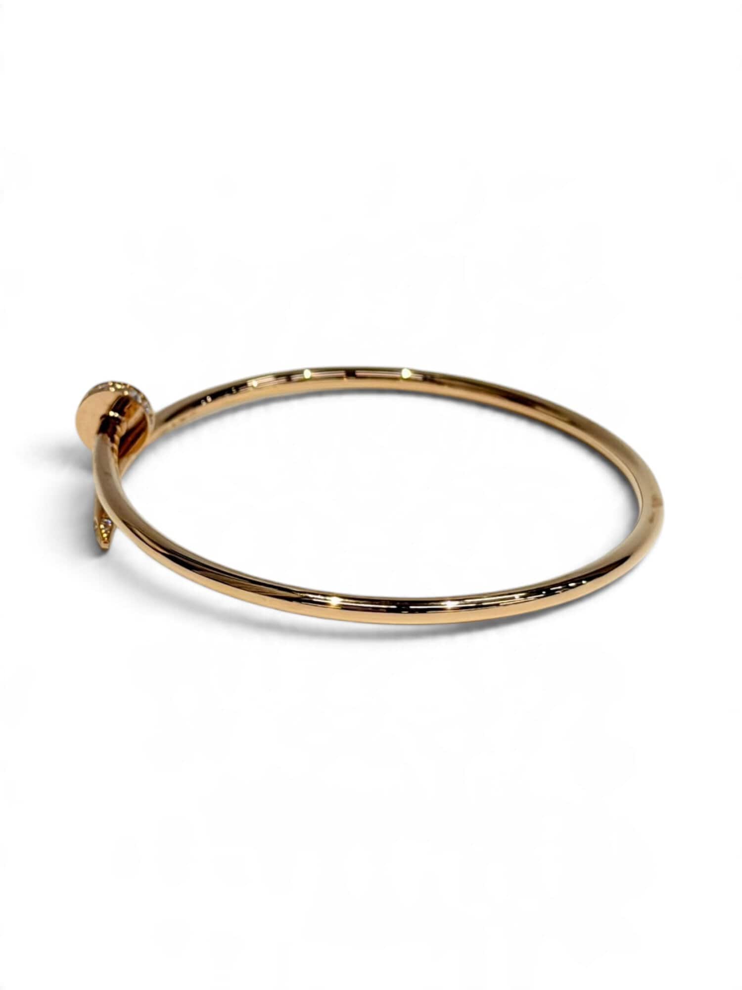 Cartier Pink Gold Diamonds Juste un Clou Bracelet Small Model - Image 3