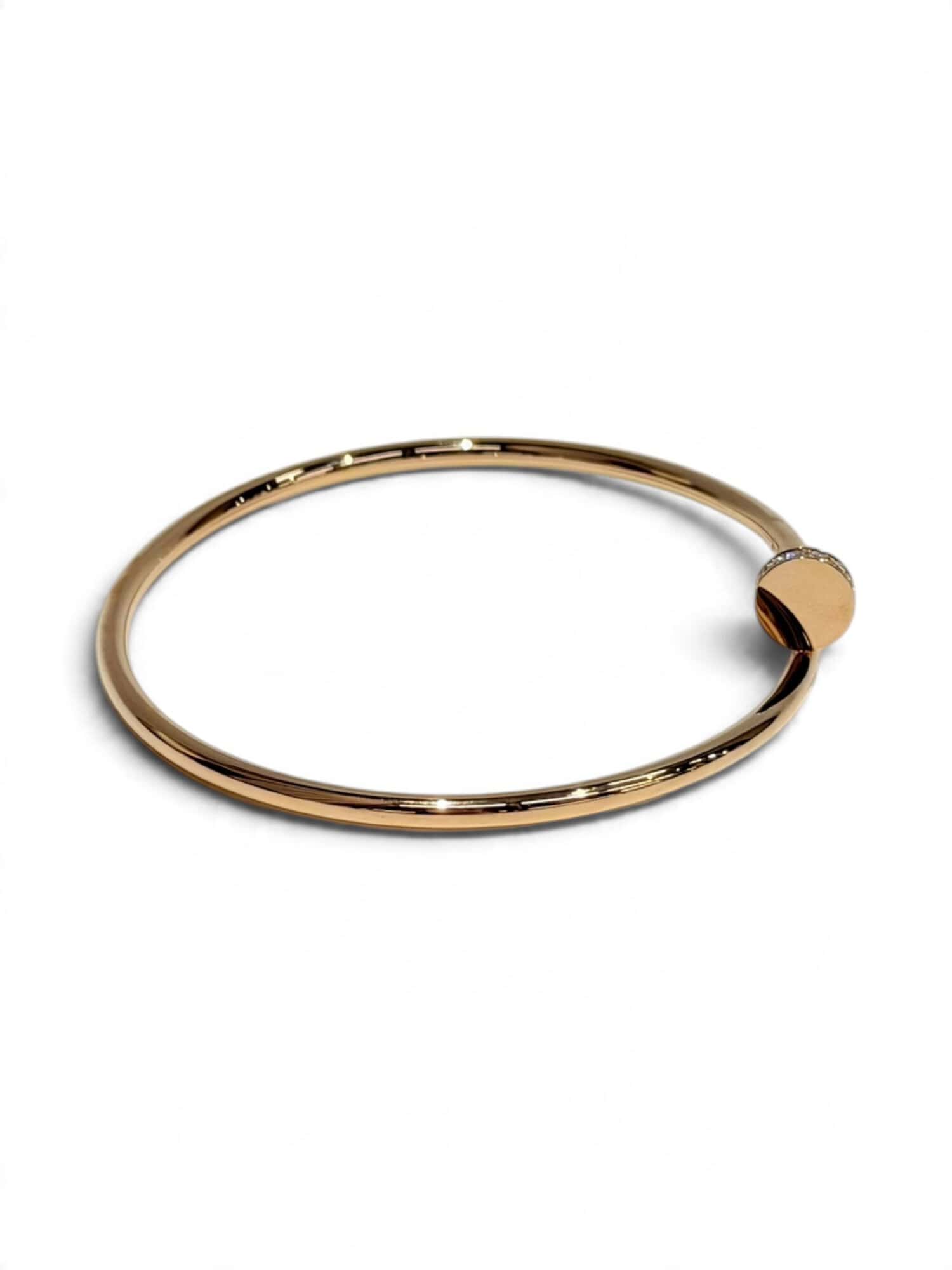 Cartier Pink Gold Diamonds Juste un Clou Bracelet Small Model - Image 5