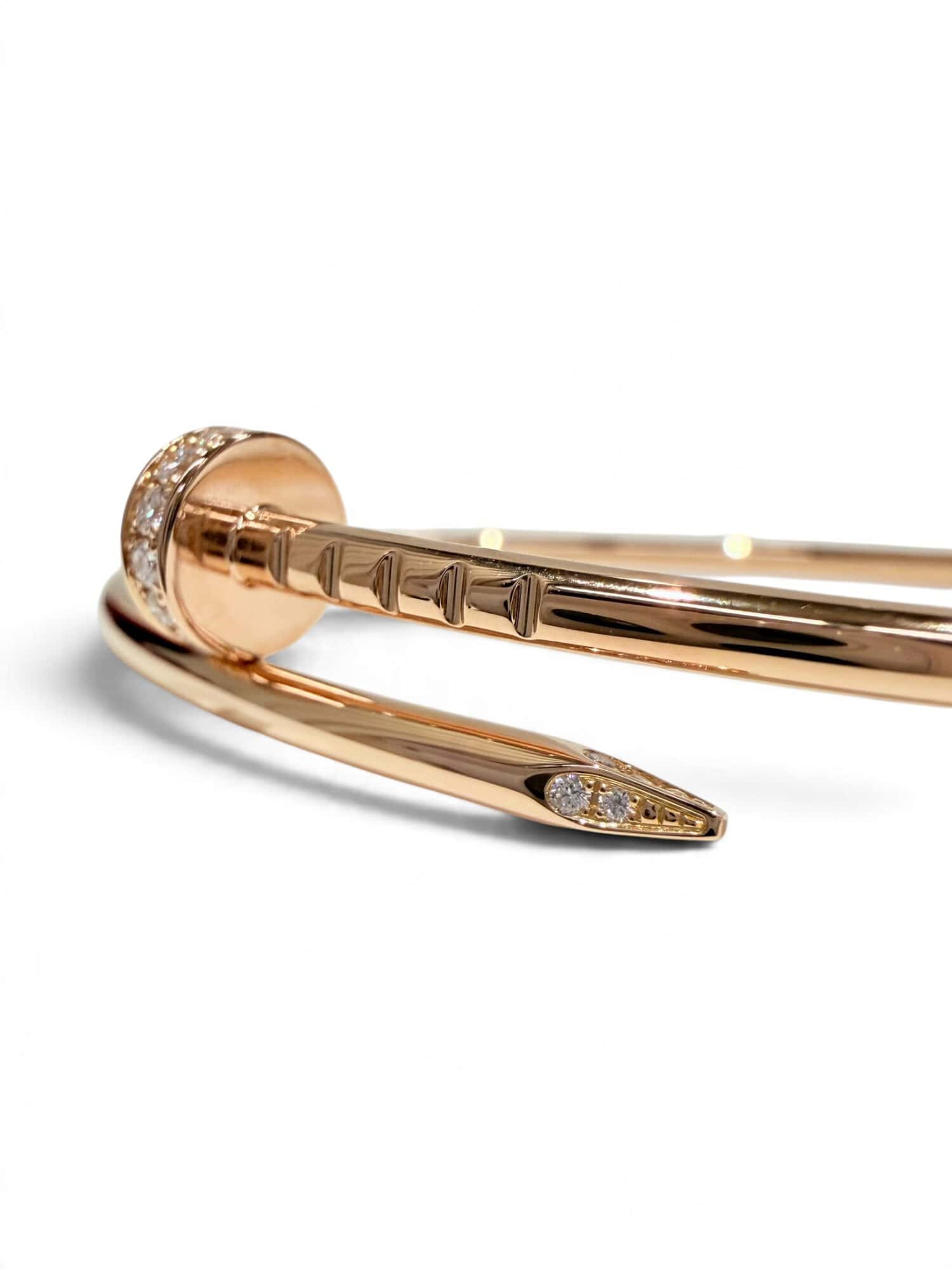 Cartier Pink Gold Diamonds Juste un Clou Bracelet Small Model - Image 9