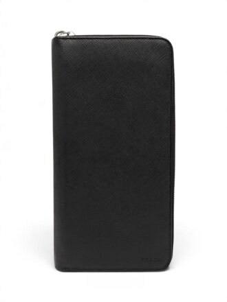 Prada Black Saffiano Leather Clutch