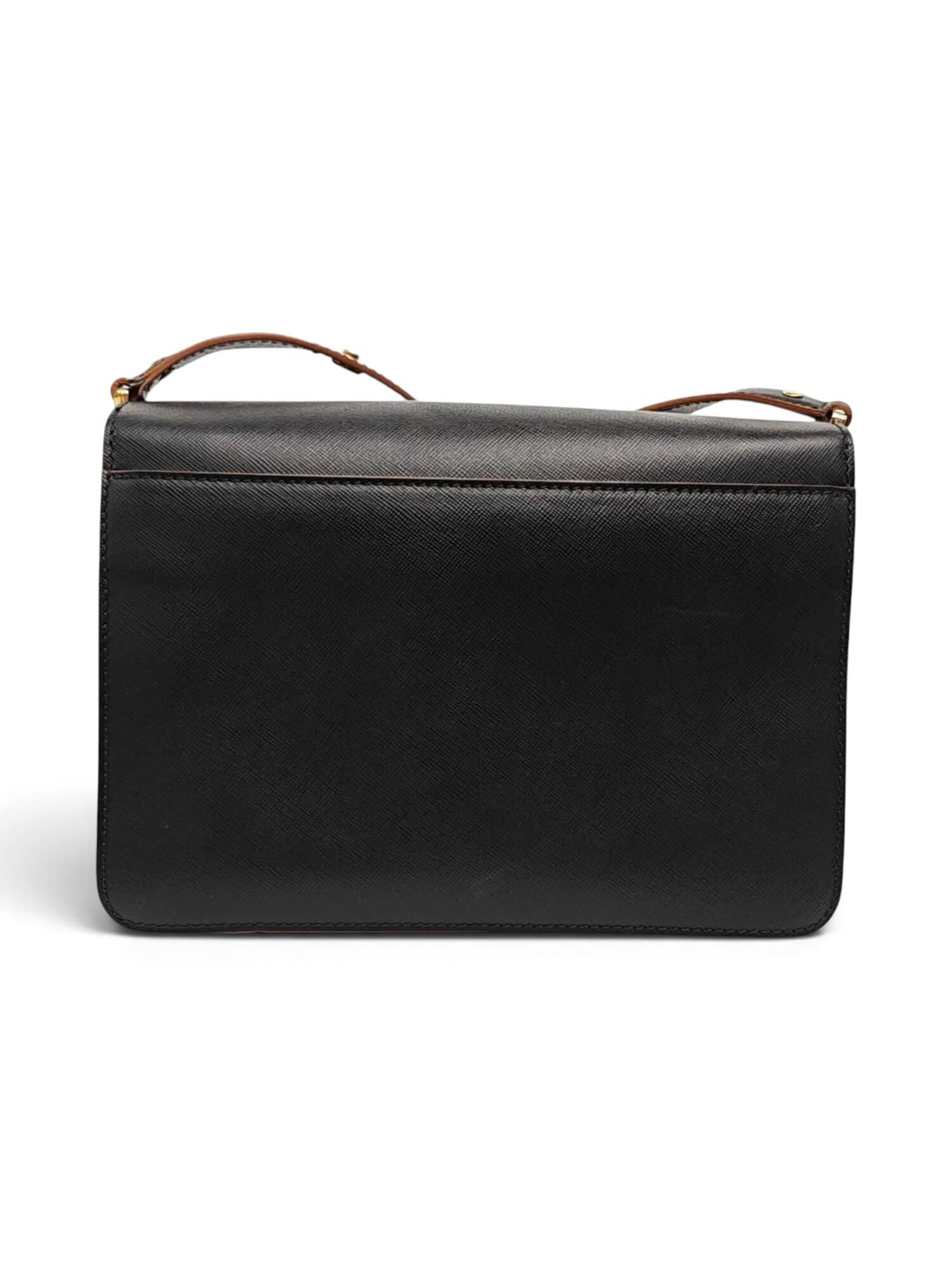Marni Black Trunk Leather Handbag Medium Size - Image 3