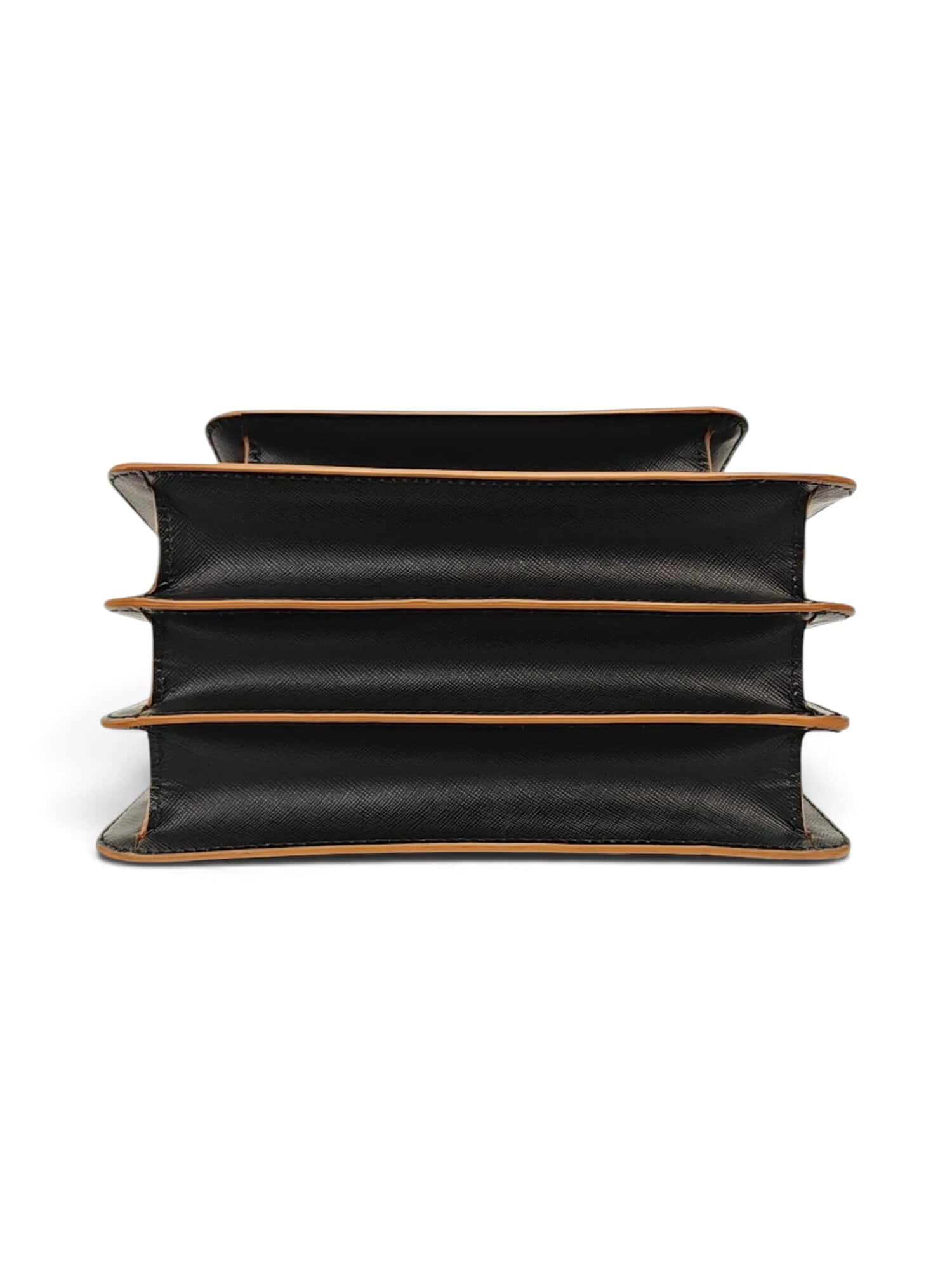 Marni Black Trunk Leather Handbag Medium Size - Image 5