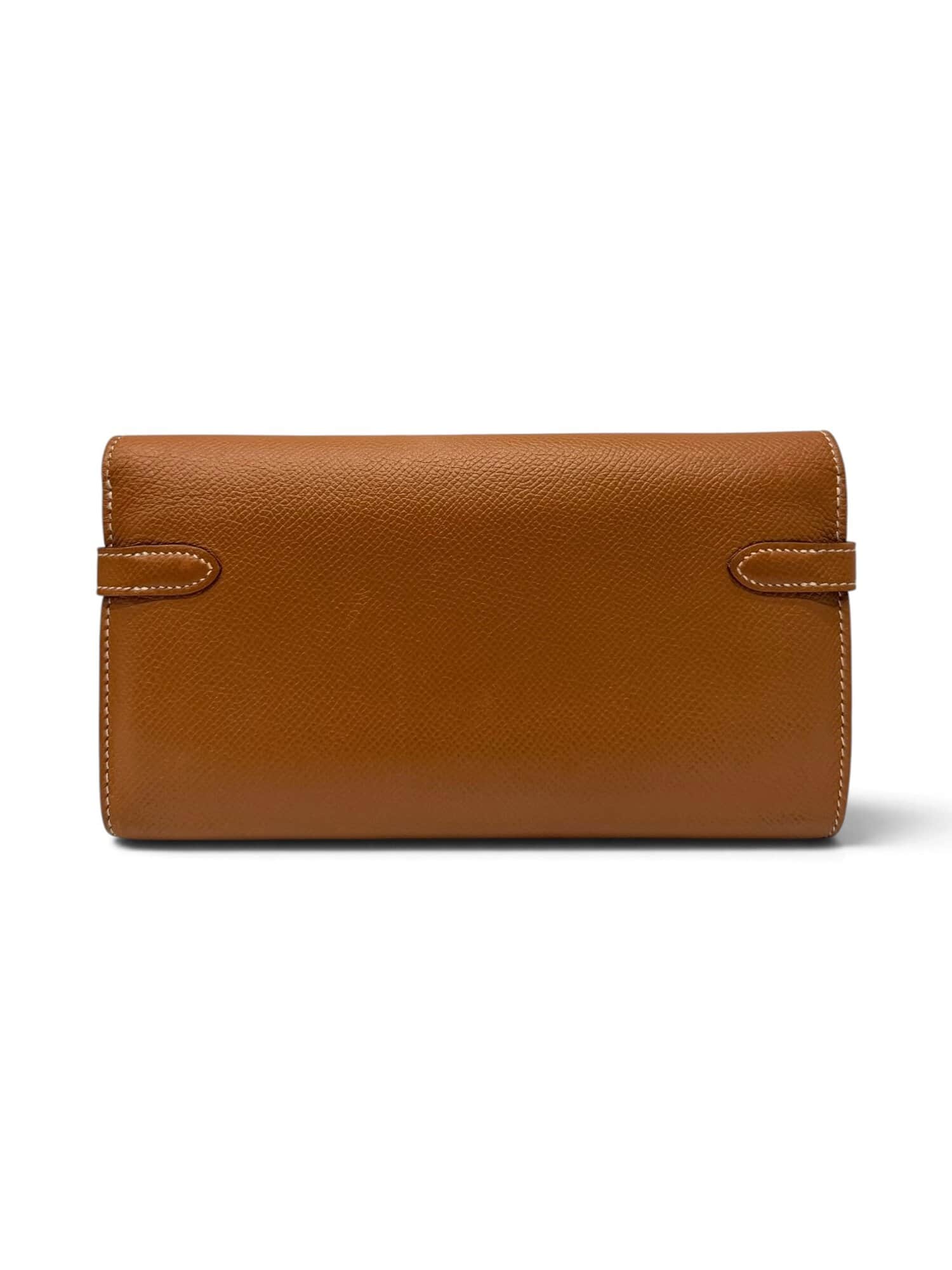 Hermès Gold Kelly Epsom Leather Wallet - Image 4
